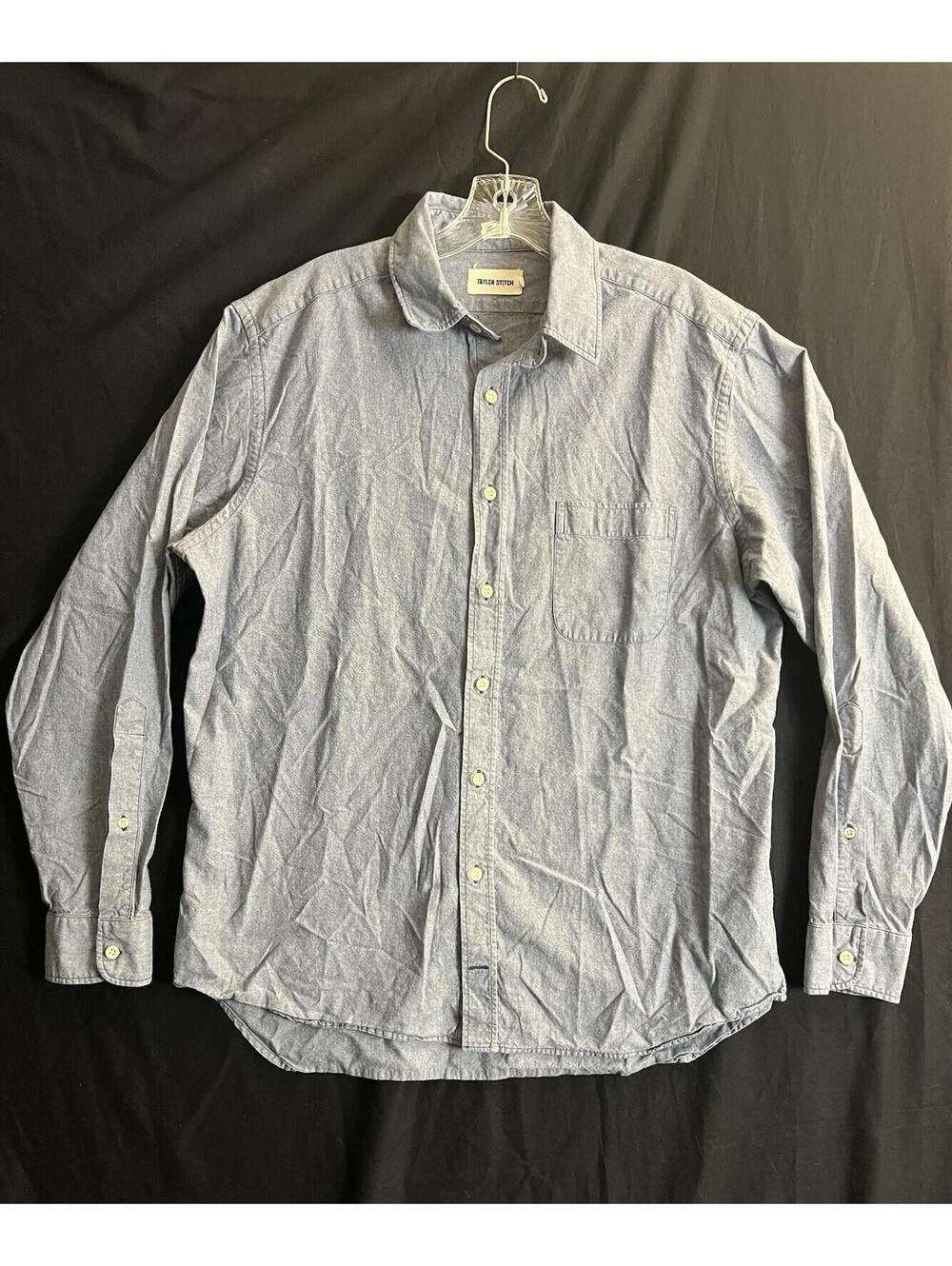 Taylor Stitch The Jack Button Up Plaid Organic Flannel Shirt Long Sleeve Mens 44
